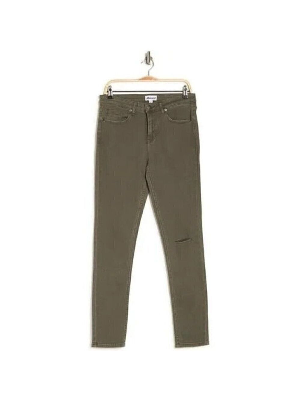 Abound BNWOT  "overdye olive" skinny fit jeans sz 30 NEW  distressed